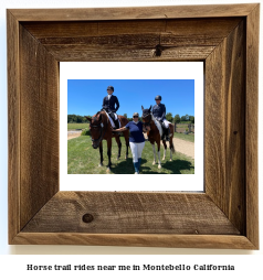 horse trail rides near me in Montebello, California